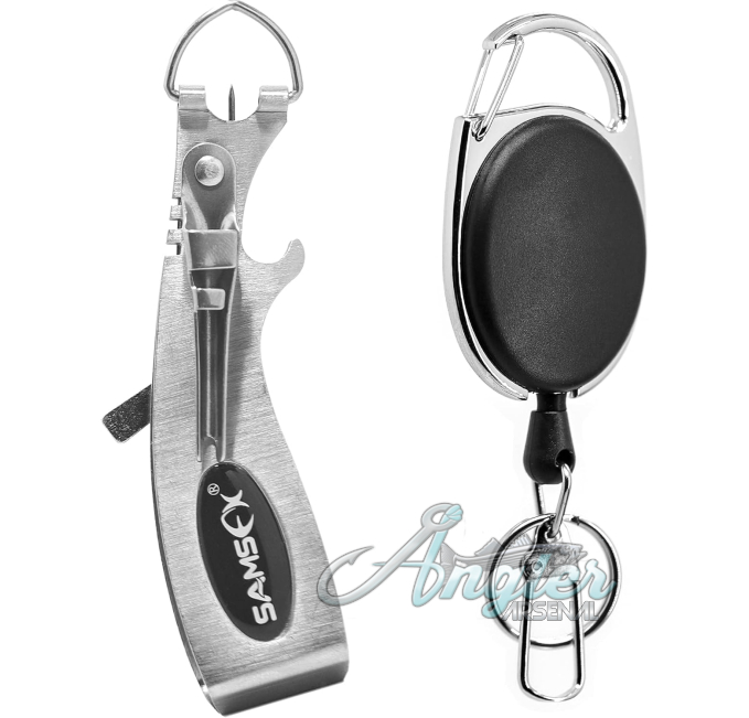 Fishing Knot Tying Tool by Angler Arsenal with Line Clippers