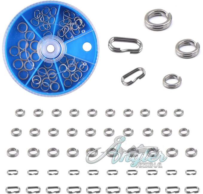 High Strength Fishing Split Rings Stainless Steel Angler Arsenal