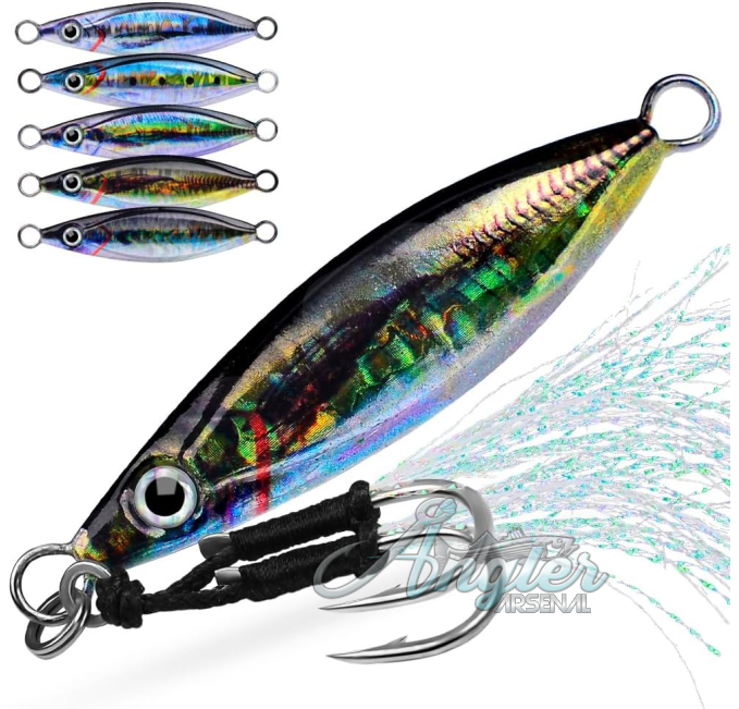 Saltwater Fishing Jigs Angler Arsenal Blade Baits Jigging Lures