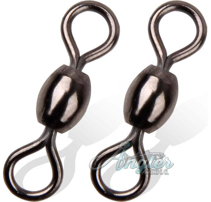 Fishing Barrel Swivels by Angler Arsenal High Strength Copper 50pcs