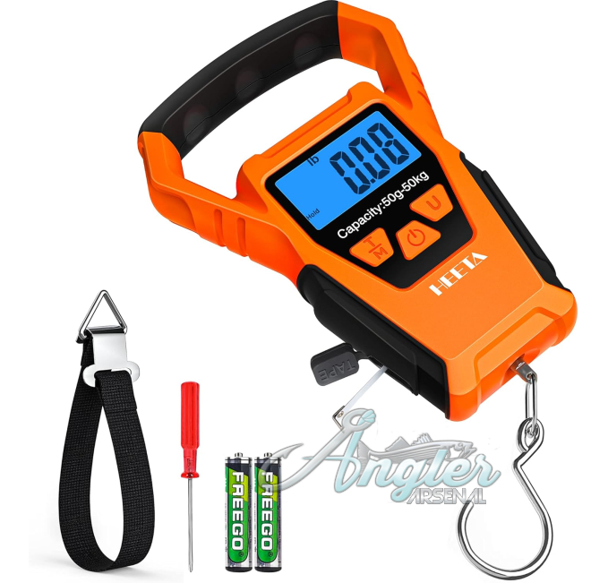 HEETA Portable Fishing Scale with Backlit LCD Angler Arsenal