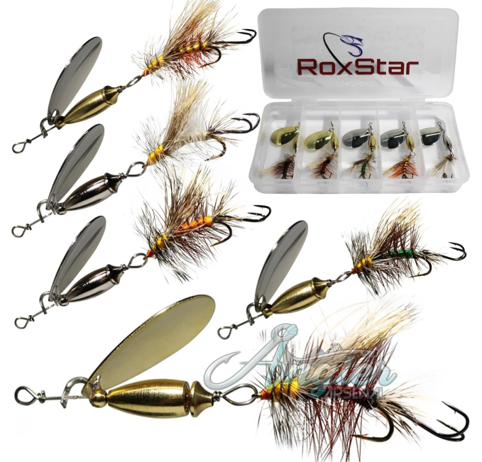 Hand-Tied Fly Striker Spinners for Trout and Bass by Angler Arsenal