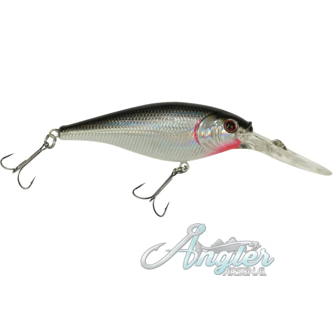 Berkley Flicker Shad Crankbait Black Silver Angler Arsenal Lure