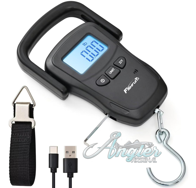 Fishfun Digital Fish Scale Rechargeable for Fishing Angler Arsenal