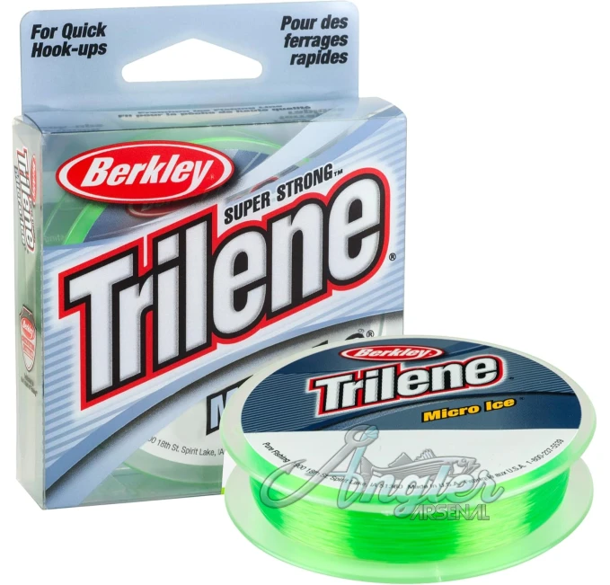 Berkley Trilene Micro Ice Fishing Line 6-Pound by Angler Arsenal