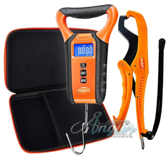 FULGATI Fish Scale with LCD Display Angler Arsenal Floating Grip