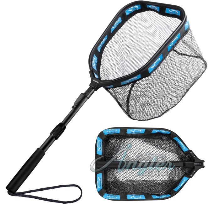 Compact Foldable Fishing Net for Easy Catch and Release Angler Arsenal