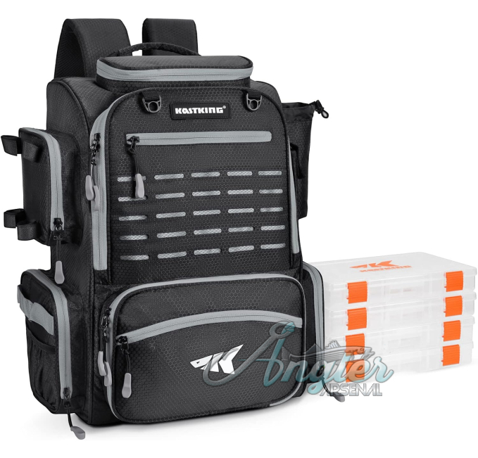 KastKing Bait Boss Fishing Tackle Backpack Large Storage Angler Arsenal