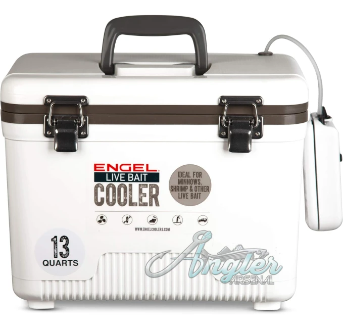 Engel Live Bait Cooler Angler Arsenal Fishing Minnow Bucket