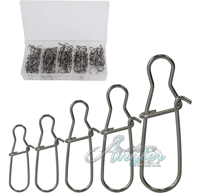 Facikono Fishing Duo Lock Snaps Swivel by Angler Arsenal Fast Change