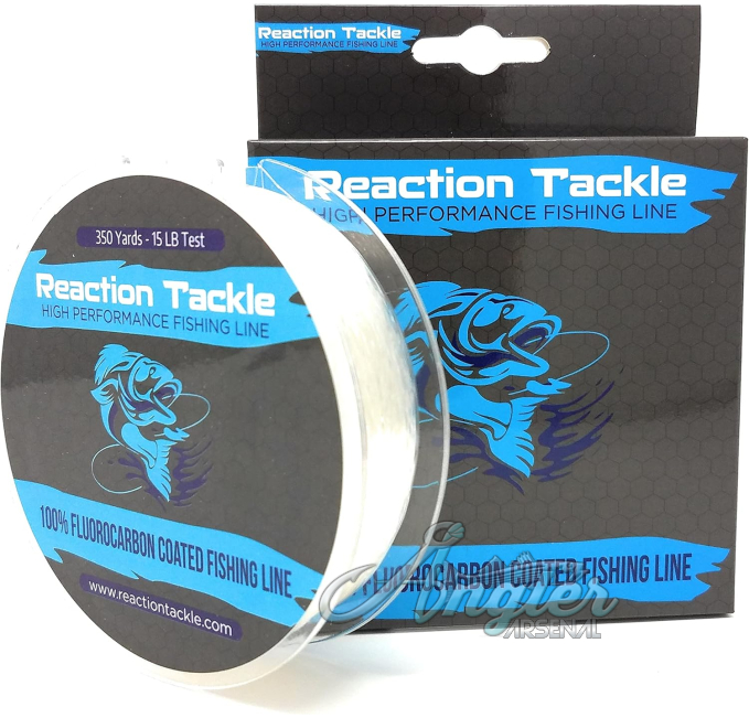 Reaction Tackle Fluorocarbon Coated Fishing Line at Angler Arsenal