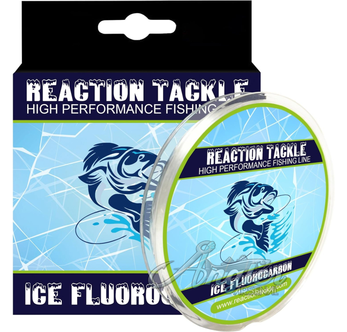 Reaction Tackle Ice Fluorocarbon Fishing Line by Angler Arsenal