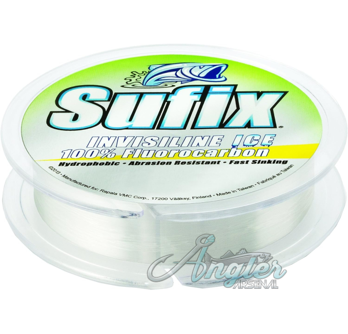 Rapala InvisiLine Ice 2lb Fluorocarbon Angler Arsenal Clear