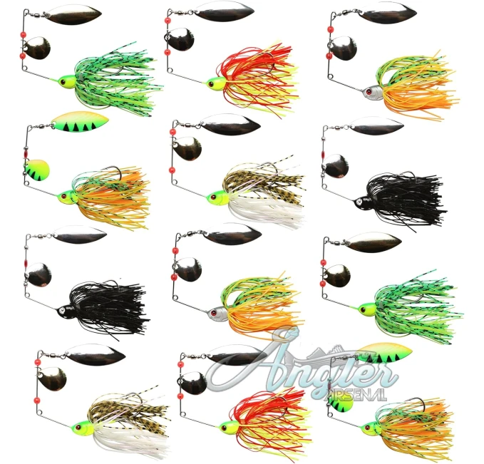 Hard Metal Spinner Baits for Freshwater and Saltwater – Angler Arsenal