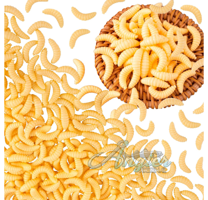 HINZIC 250Pcs Halloween Fake Worms Soft Fishing Lure 20mm Angler Arsenal