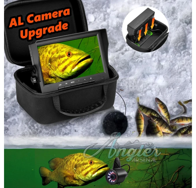 FishPRO 2024 Upgrade 7-inch Ice Fishing Camera with 50FT Cable and 4500mAh Battery at Angler Arsenal