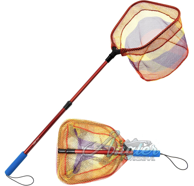 Minnow and Butterfly Fishing Net for Kids by Angler Arsenal