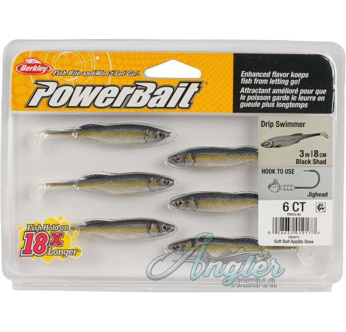 Berkley PowerBait Drip Swimmer Soft Bait for Bass Angler Arsenal