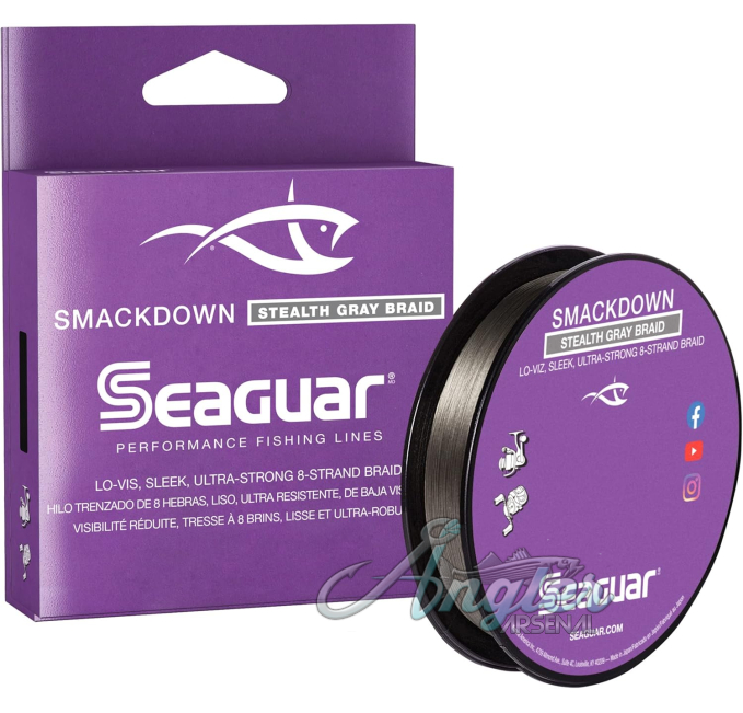 Seaguar Smackdown Stealth Gray Braided Line Angler Arsenal