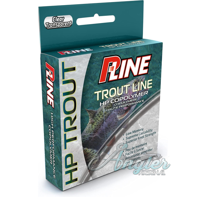 P-Line HP Trout Line Clear 150 Yard Spool PTL-6 Angler Arsenal