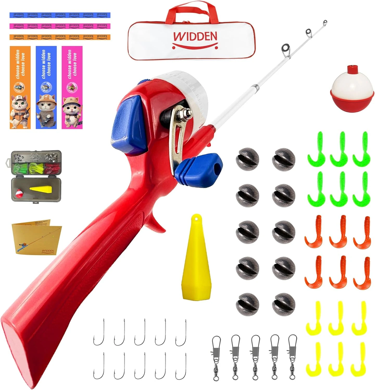 Kids Telescopic Fishing Rod with Reel and Tackle for Beginners