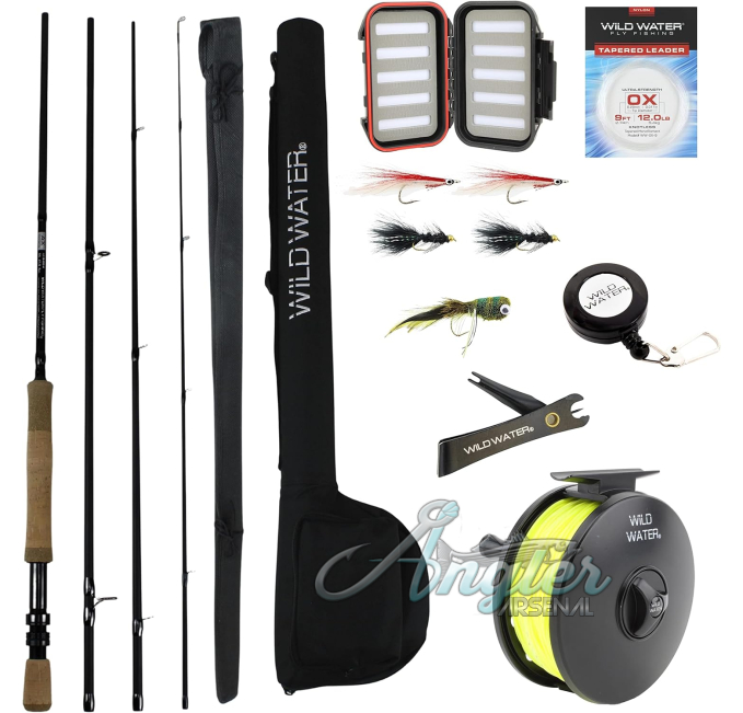 Wild Water Fly Fishing Rod 9ft 9/10wt Combo Starter at Angler Arsenal