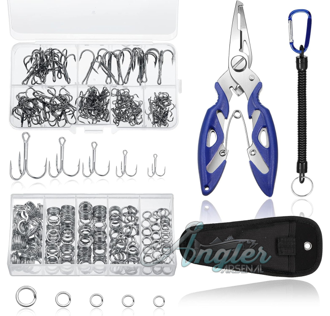 Complete Fishing Tackle Set Angler Arsenal 200pcs Gear