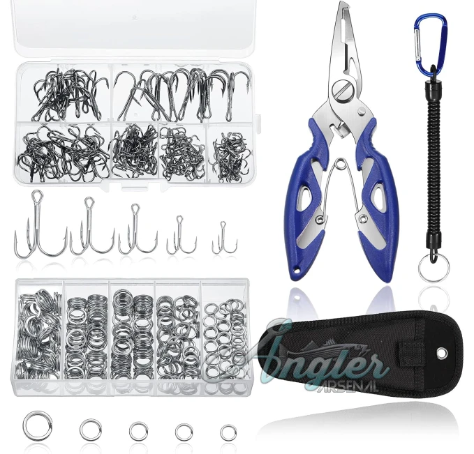 Complete Fishing Tackle Set Angler Arsenal 200pcs Gear