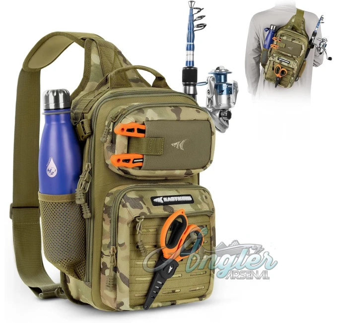 KastKing BlowBak Tactical Fishing Sling Bag Lightweight Angler Arsenal