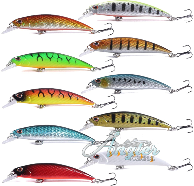 LURESMEOW Jerkbait Fishing Lures for Bass Fishing by Angler Arsenal
