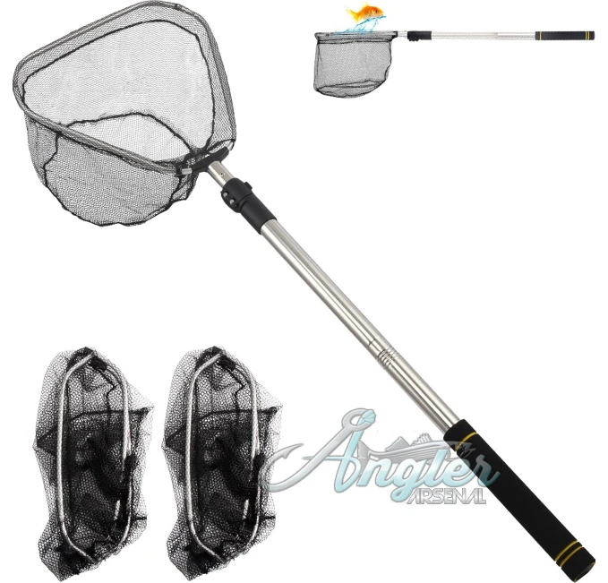 Greeily Fishing Landing Net Angler Arsenal Durable Design