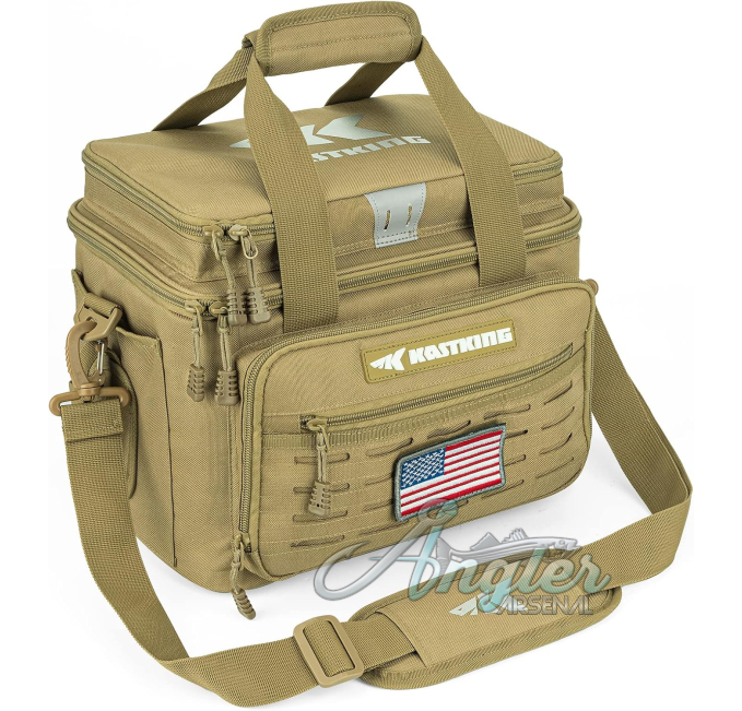 KastKing Karryall Fishing Tackle Bag Water Resistant Angler Arsenal