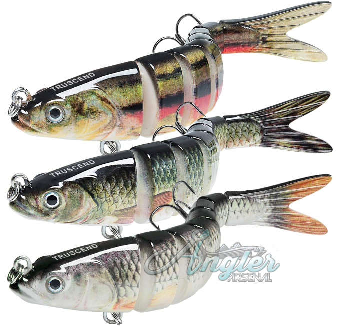 TRUSCEND Lifelike Swimbaits for Freshwater and Saltwater Bass