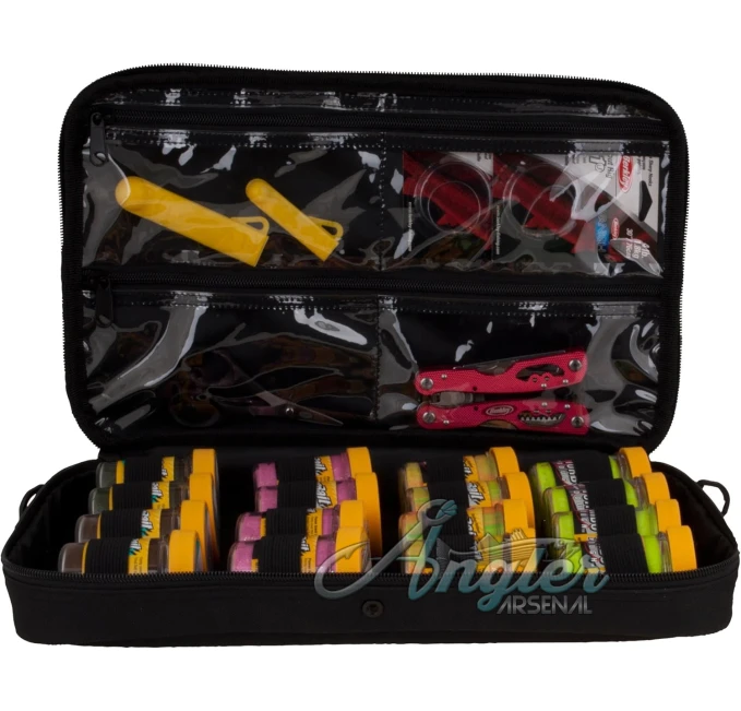 Berkley Jar Bait Folder Soft Tackle Bag for Fishing Storage Angler Arsenal