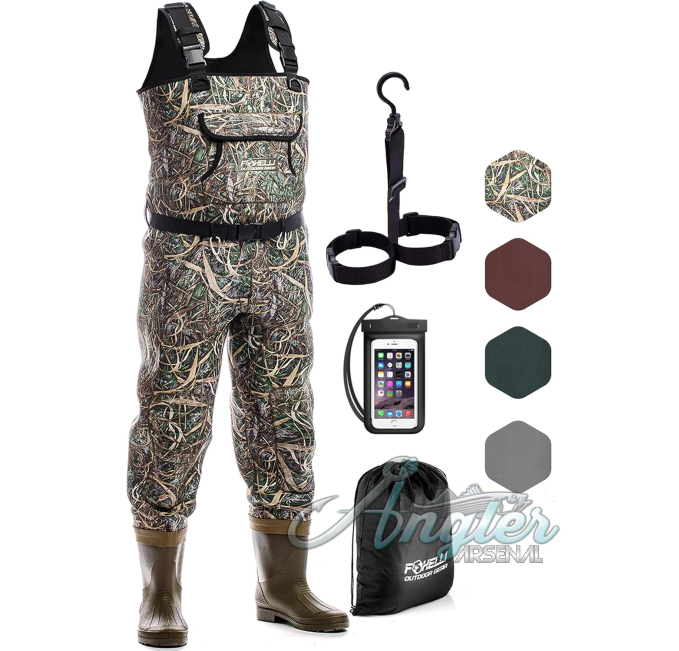 Waterproof Hunting Waders Foxelli Angler Arsenal Fishing Gear
