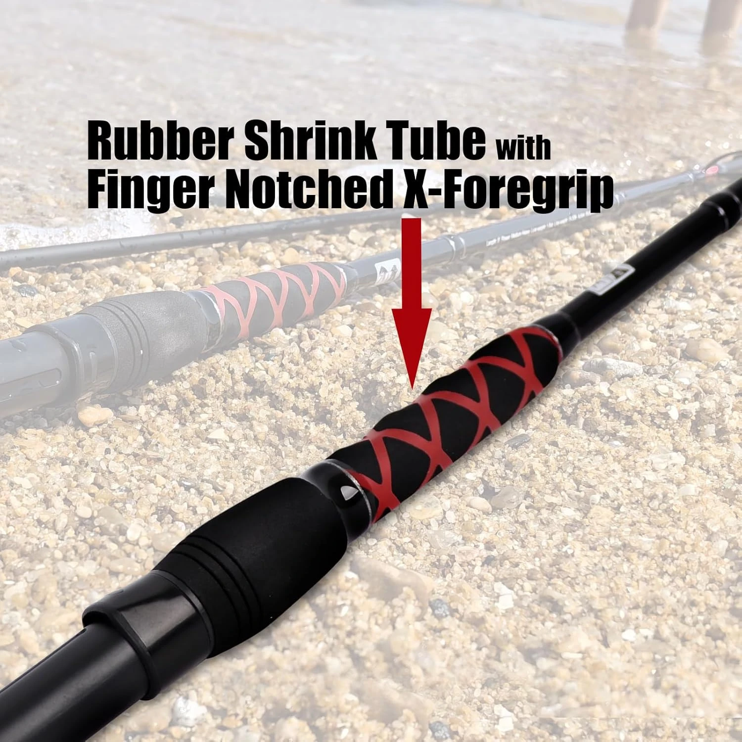 Fiblink 9ft Carbon Fiber Surf Spinning Rod Medium Heavy Angler Arsenal - Image 3