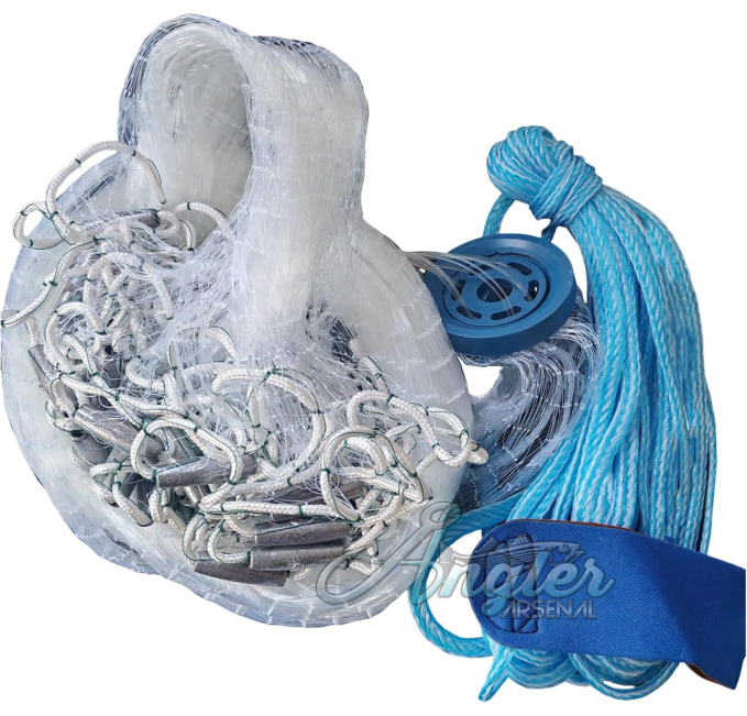 Lawaia Cast Net with Lead Sinkers for Fishing at Angler Arsenal