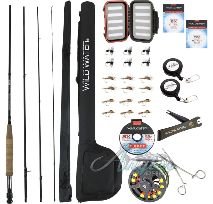 Wild Water Fly Fishing Combo Kit with Reel at Angler Arsenal