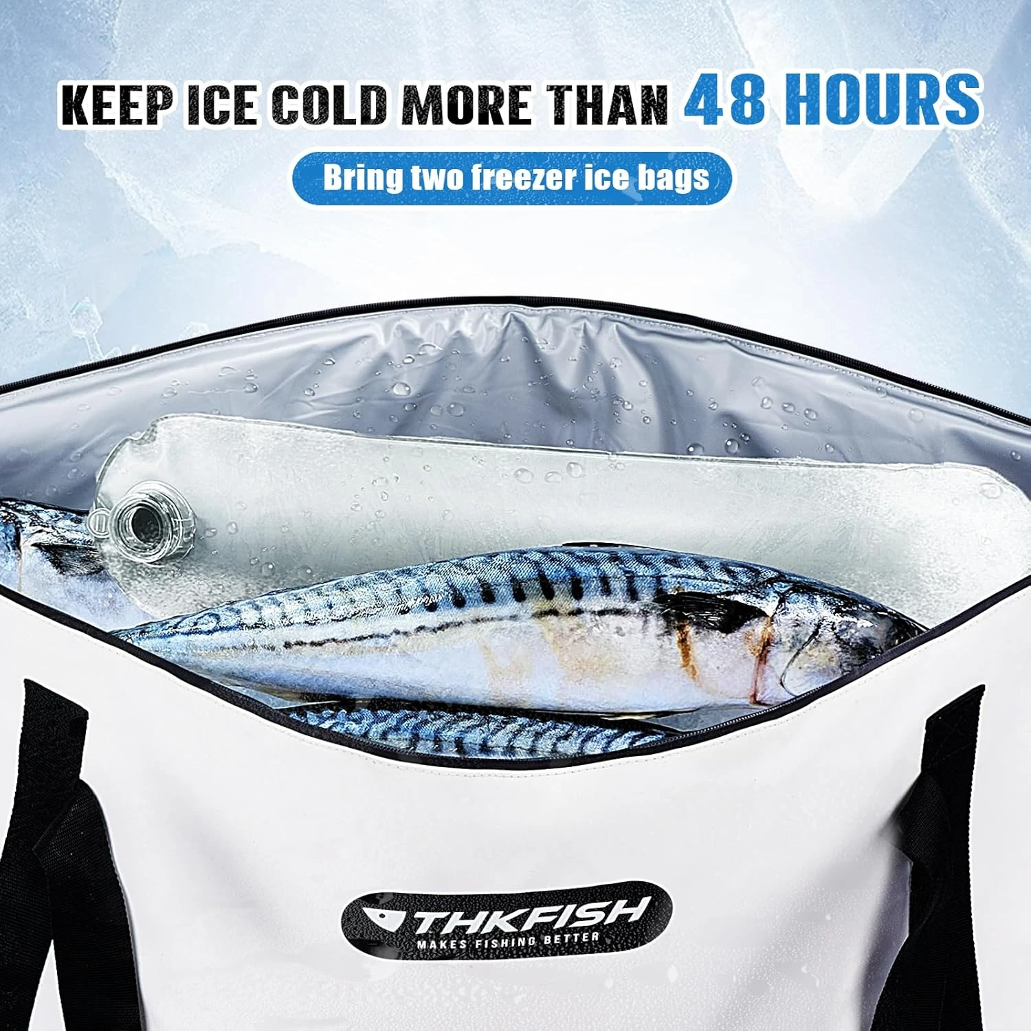 Fish Cooler Bag Waterproof Angler Arsenal Kill Bag for Fish - Image 2