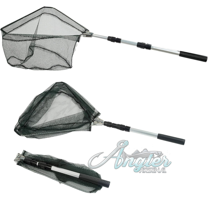 Fishing Landing Net with Telescoping Pole Angler Arsenal Gear