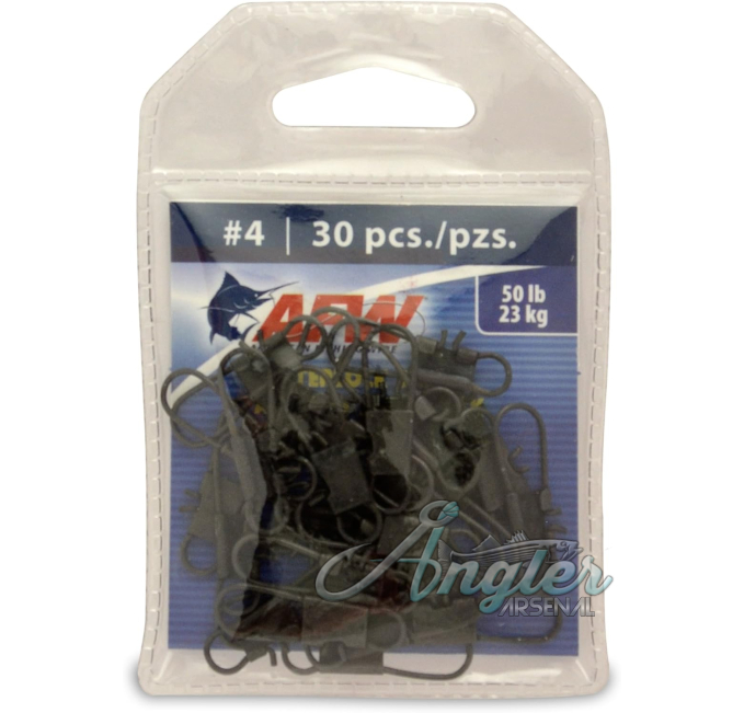American Fishing Wire Interlock Snaps Size 4 by Angler Arsenal