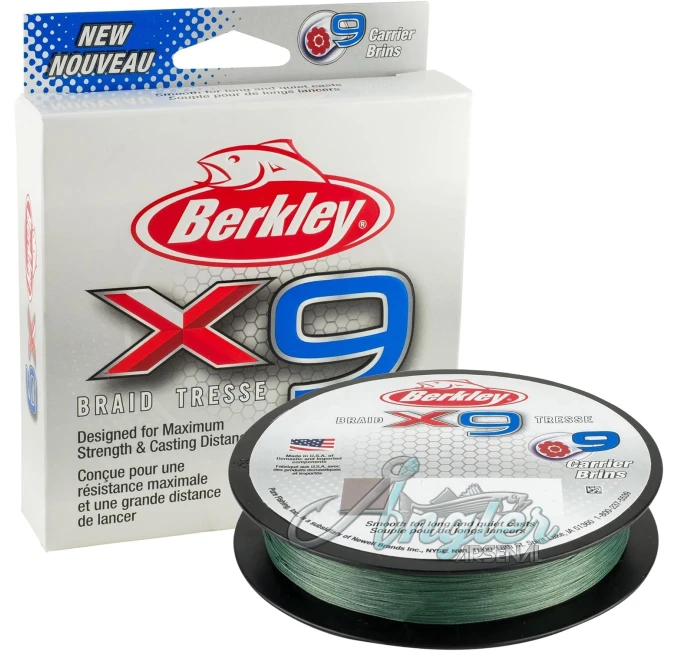 Berkley x9 Braid Fishing Line Angler Arsenal Premium Quality for Anglers