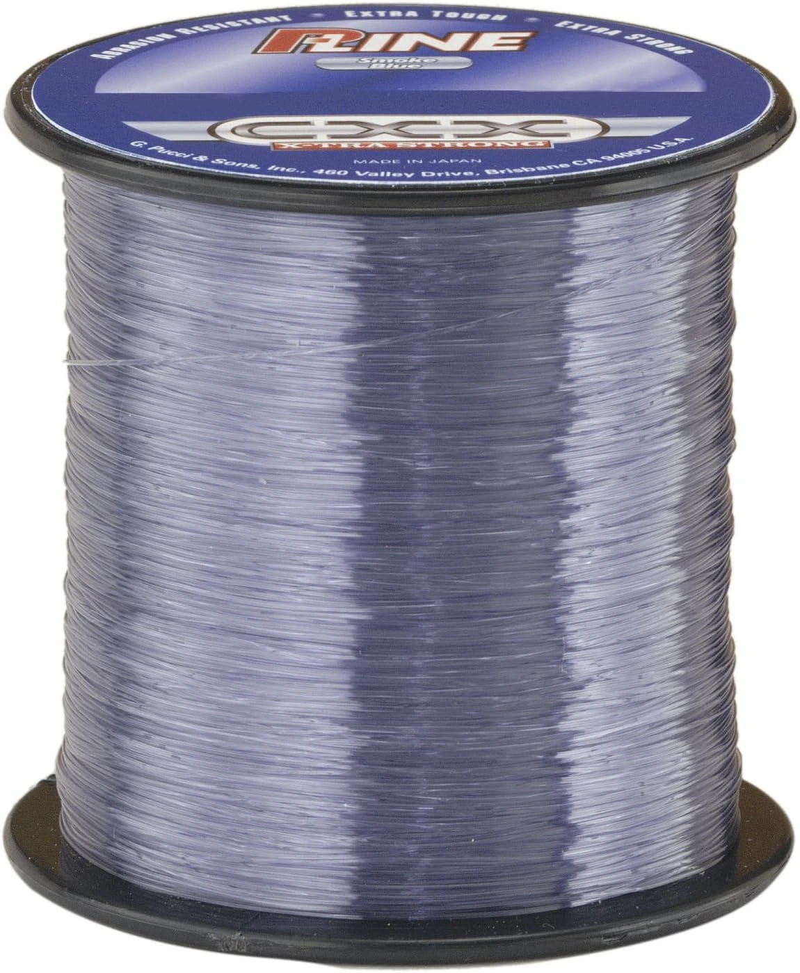 P-Line CXX-Xtra Strong 25LB 500YD Smoke Blue Fishing Line Angler Arsenal