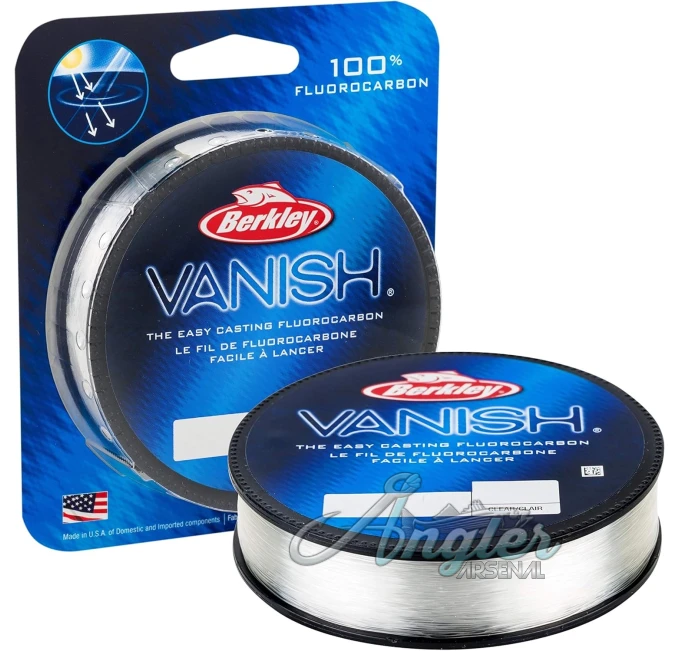 Berkley Vanish Fluorocarbon Line 60yd Angler Arsenal