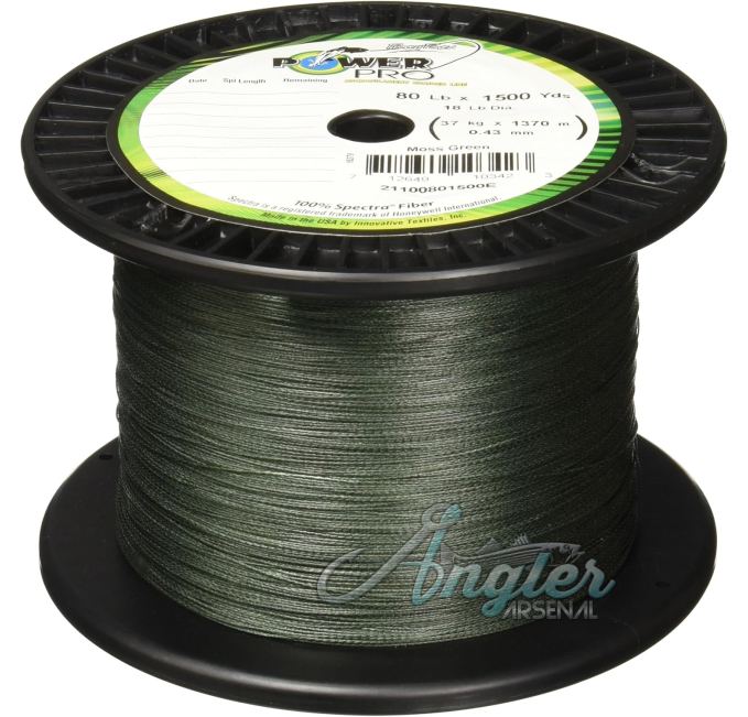 Power Pro Spectra Fiber Braided Fishing Line Angler Arsenal