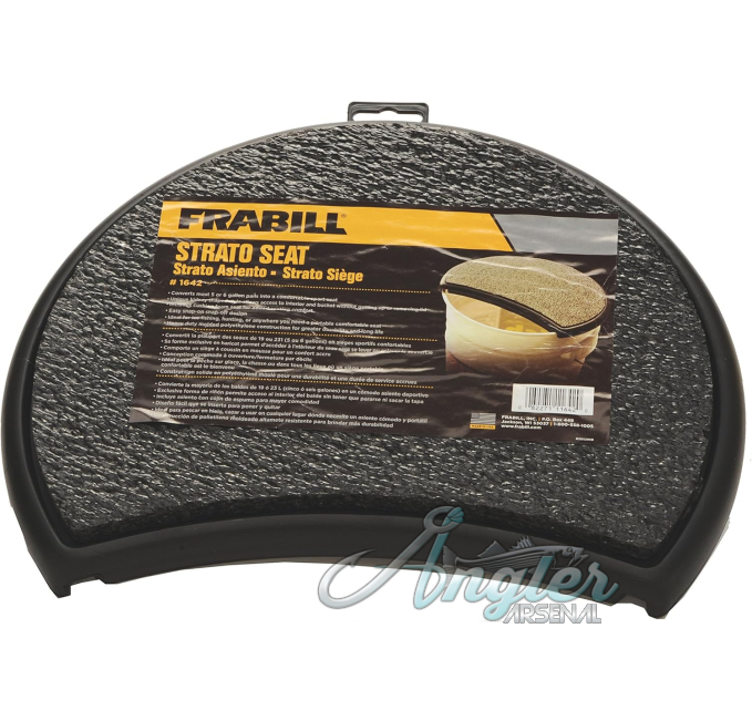 Frabill Strato Seat Angler Arsenal Bucket Lid with Foam Cushion