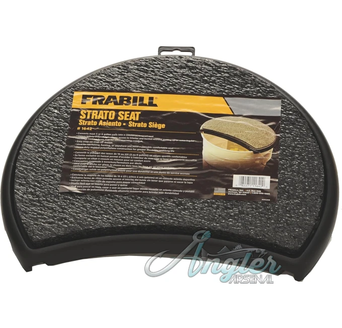 Frabill Strato Seat Angler Arsenal Bucket Lid with Foam Cushion