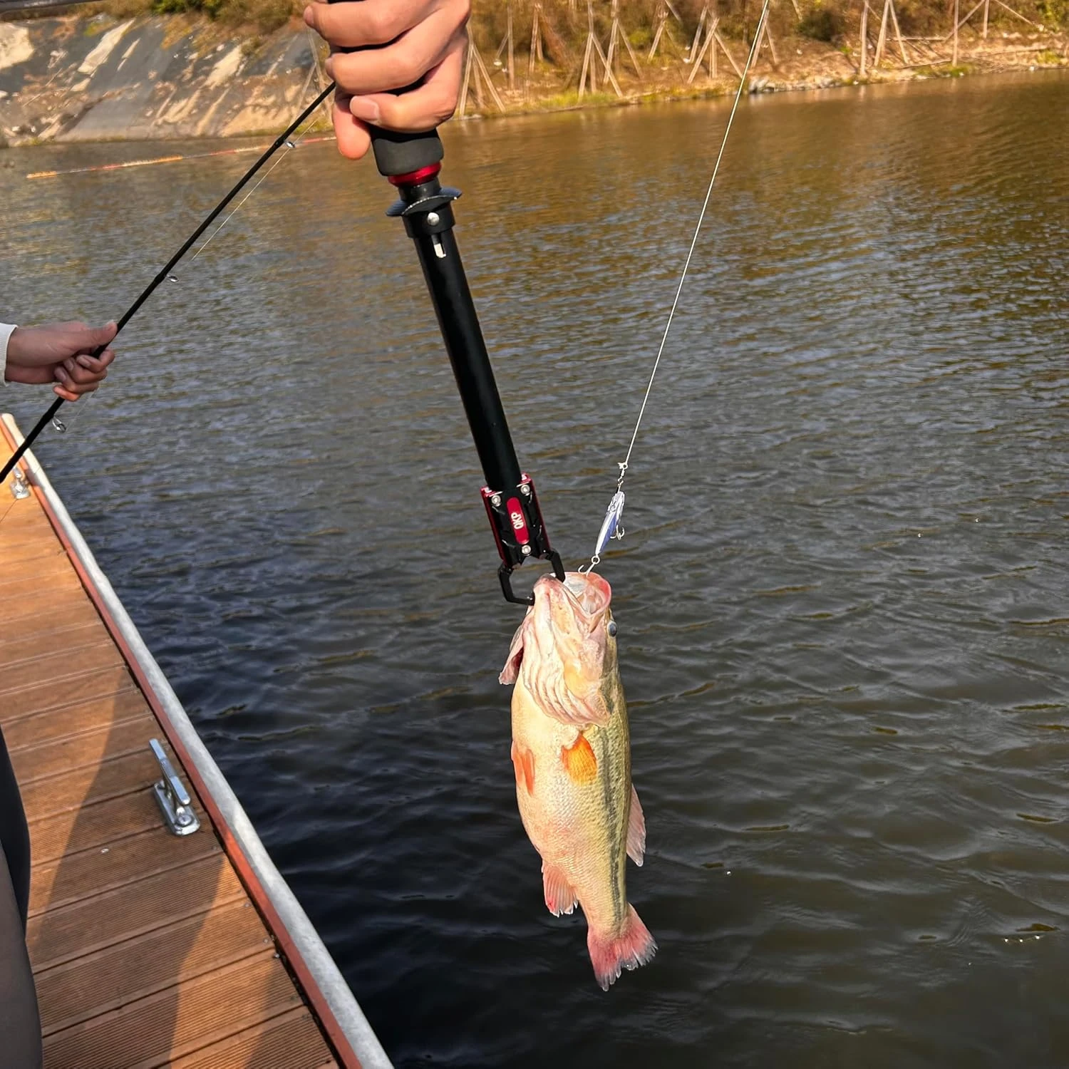 QKP Fish Grabber Angler Arsenal Multi-Function Lip Gripper Tool - Image 2