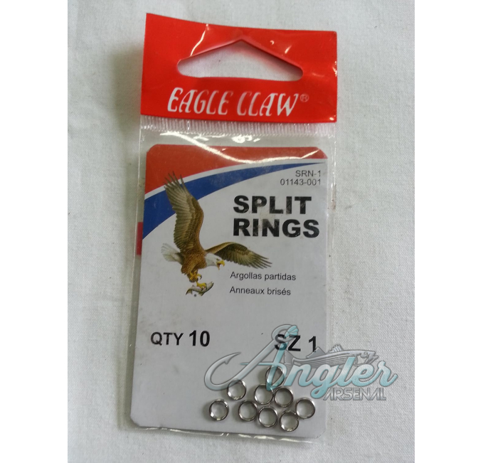 Durable Split Rings Angler Arsenal Fishing Tackle Accessories