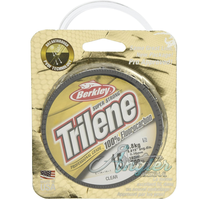 Berkley Trilene 100% Fluorocarbon Ice Clear by Angler Arsenal
